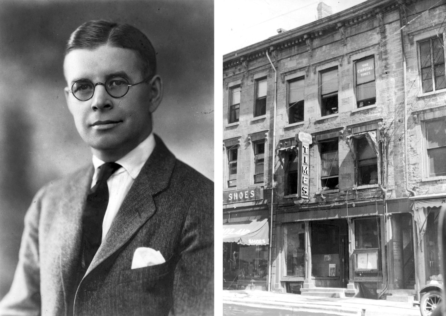 William T. Evjue and King Street office